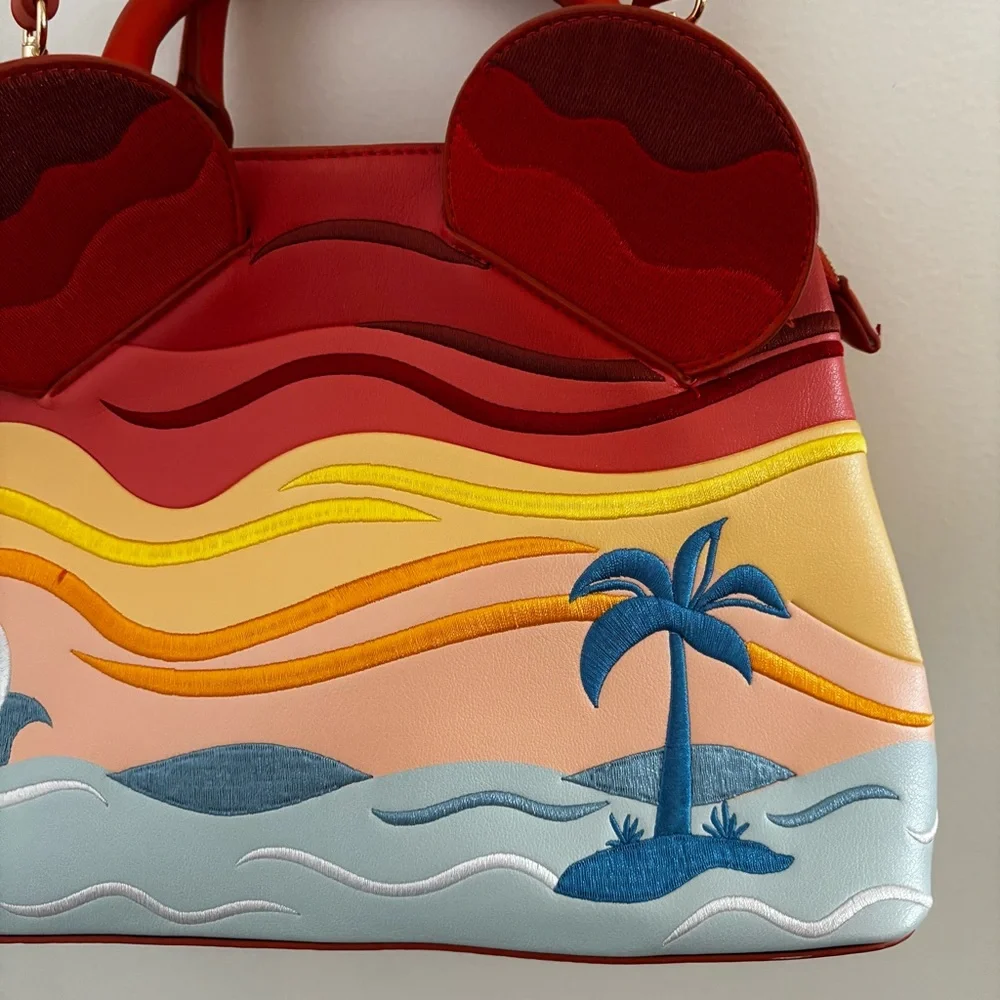 Our Universe Disney Mickey Mouse Sunset Ears Crossbody Bag Box Lunch Exclusive - Picture 5 of 14